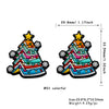 Colorful festive Christmas tree silicone beads for jewelry making