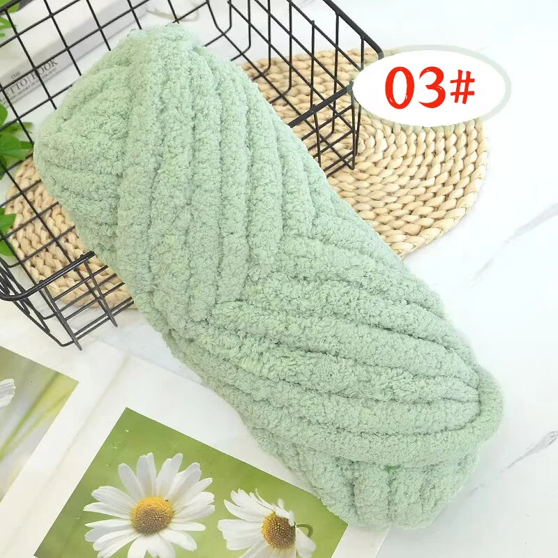 Extra Thick Chenille Yarn for Hand Knitting