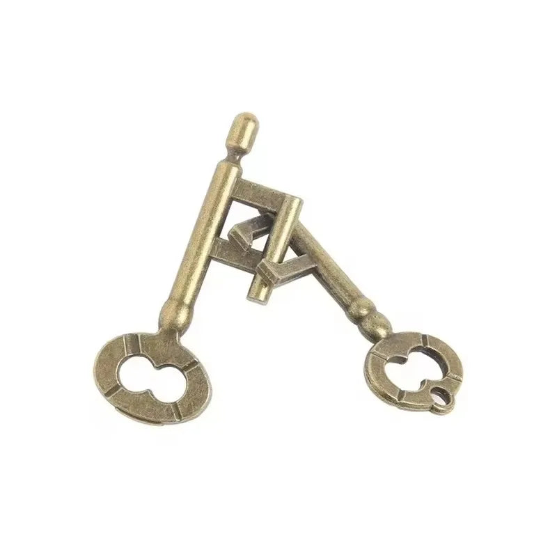 Classic IQ Metal Brain Teaser Puzzle Set
