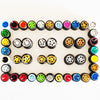 1/64 Scale Alloy Car Wheels with Rubber Tires - 10 Sets