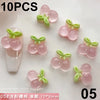 Fruit & Floral Resin Nail Art Decorations