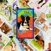 A close-up of a Mystic Artisan Tarot deck featuring various illustrated cards.