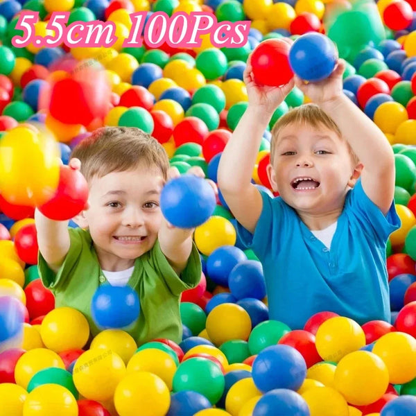 Colorful Soft Play Balls for Ball Pits & Sensory Fun (100-Pack)
