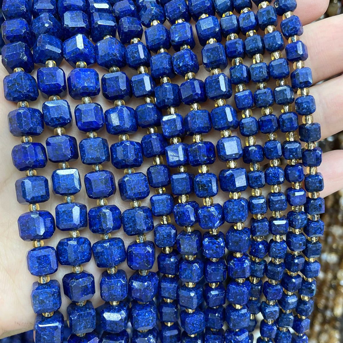 Natural Stone Faceted Beads for Jewelry Making