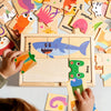 Wooden Animal Shape Puzzle for Early Learning