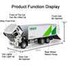 1:32 Scale Diecast Container Truck Toy – Fruit & Vegetable Transport Vehicle