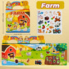 Reusable Sticker Book for Kids – Mess-Free Pretend Play & Learning Themes