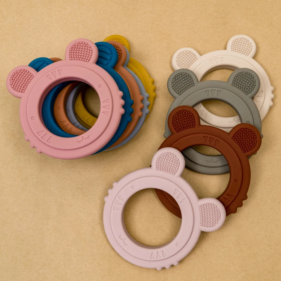 Cartoon Rabbit Silicone Baby Teether