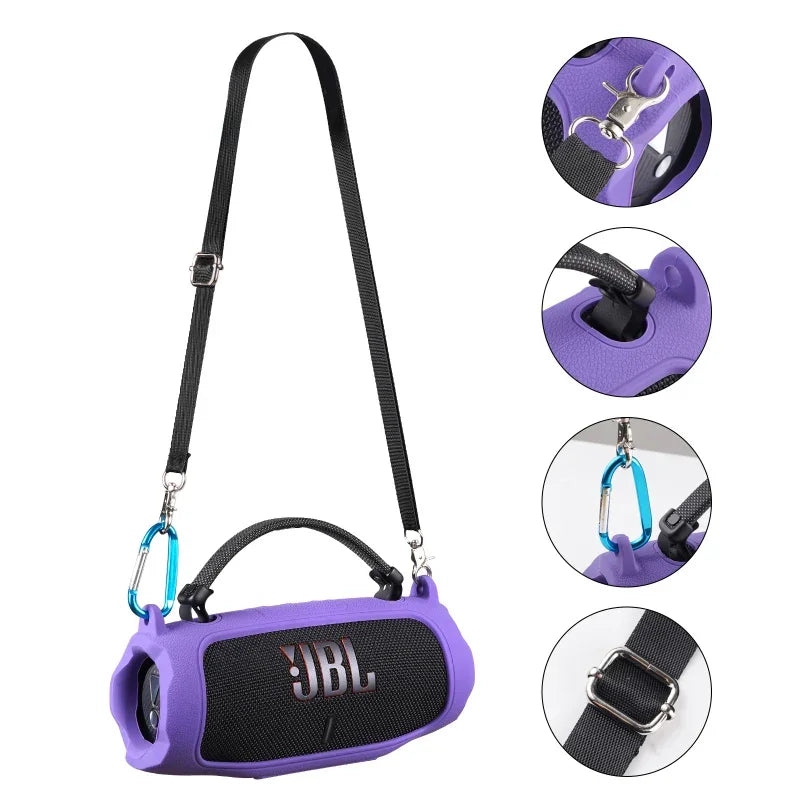 Protective Silicone & EVA Hard Case Set for JBL Charge 6