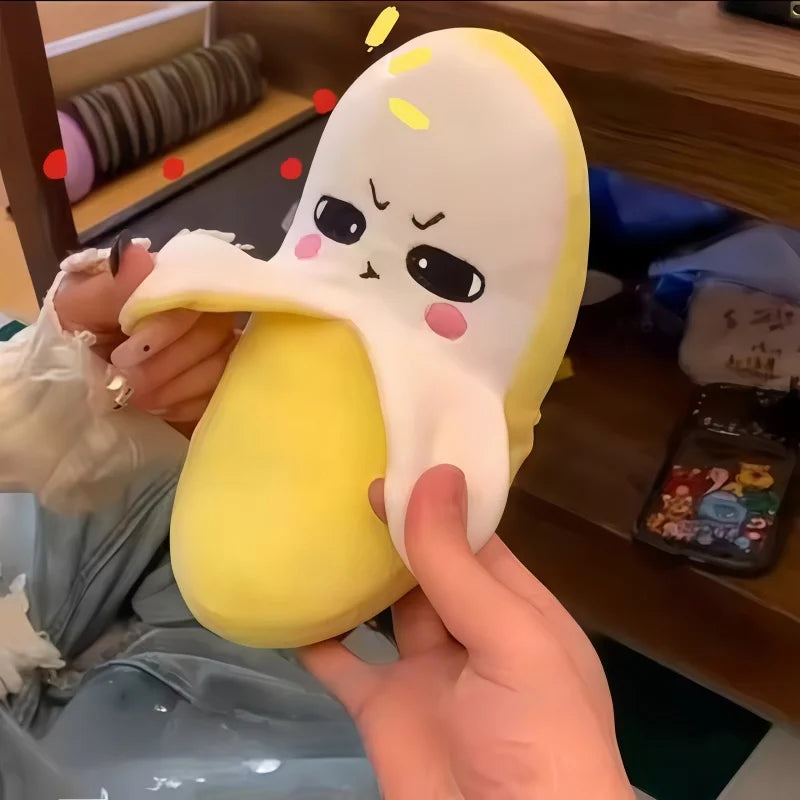 Musical Banana Plush Toy with Touch-Sensitive Piano