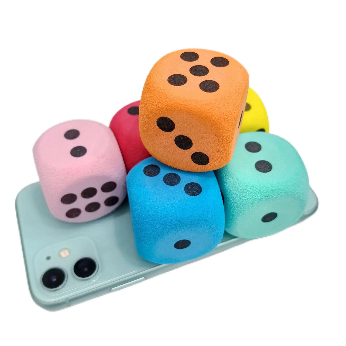 Soft Foam Dice Set for Games, Learning & Stress Relief