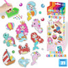 A box of Sparkle Gem sticker kit with various gems and a pink unicorn design for kids