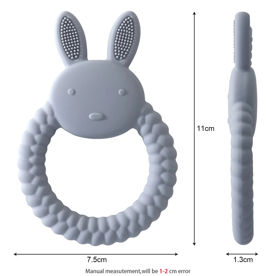 Cartoon Rabbit Silicone Baby Teether