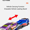 Diecast Metal Container Truck with Trailer – Pull-Back Action