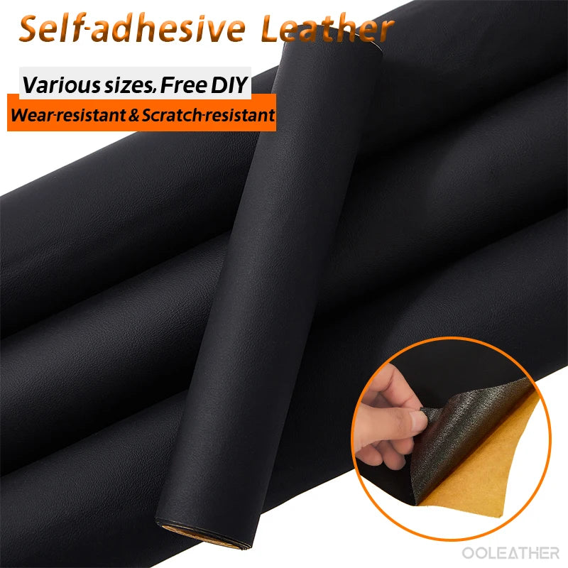 Self-Adhesive Faux Leather Sheet for Furniture & Crafts