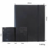 A black binder for card collections with a cover measuring 245mm by 305mm and weighing 0.485 kg.
