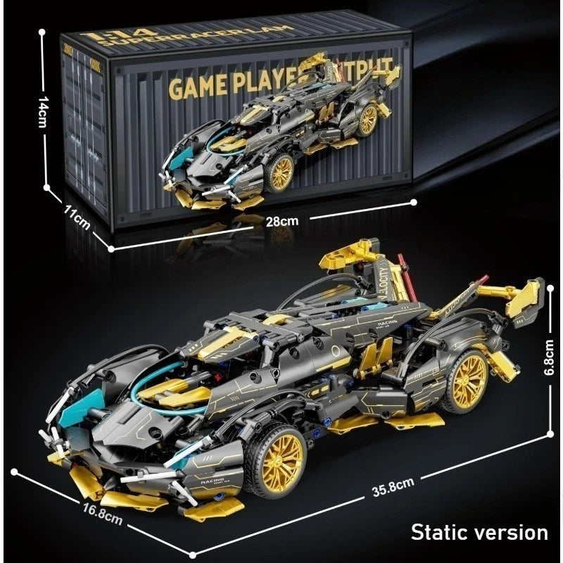 1:14 Scale Remote Control Racing Car Building Kit