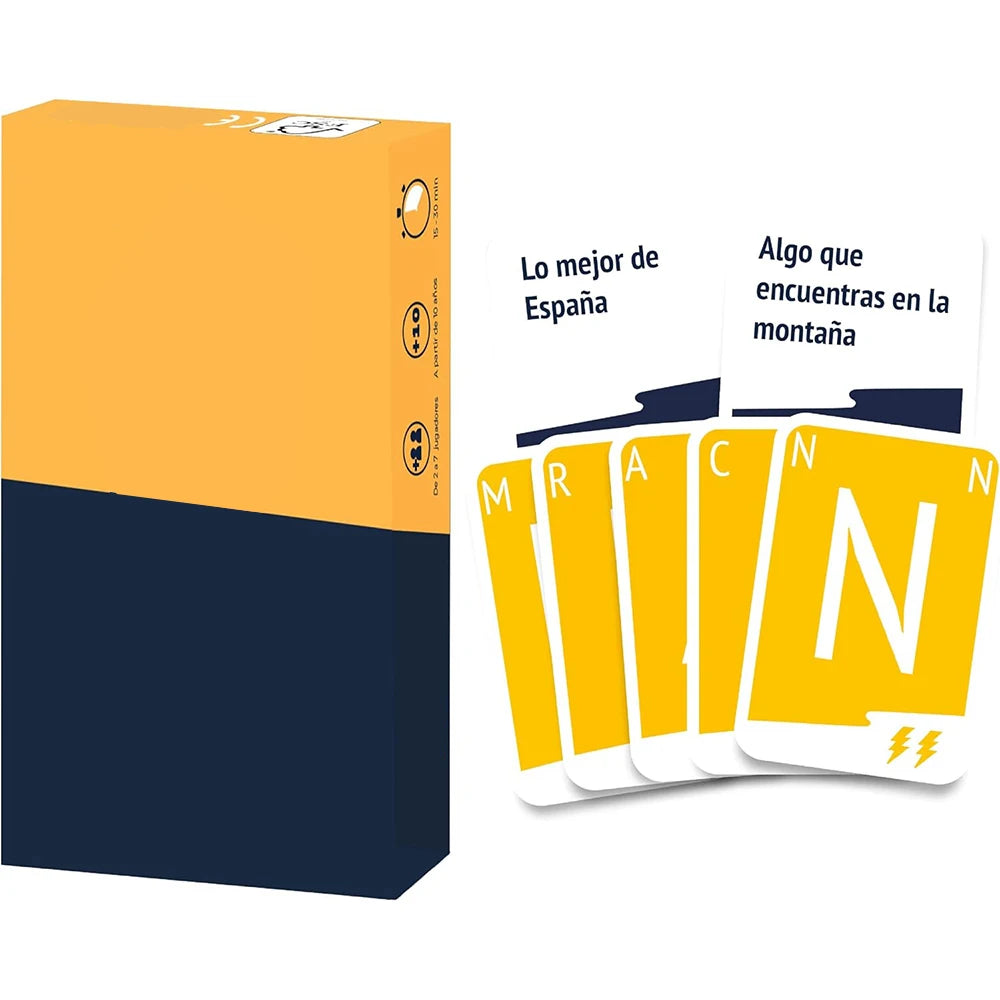 Fast Word Card Game for Parties and Family Game Nights