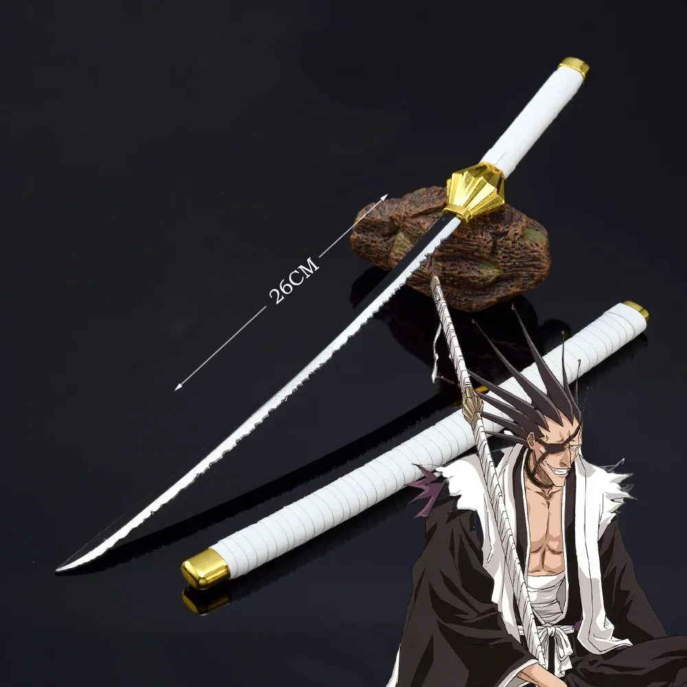 Compact Metal Katana – Bleach Anime Inspired Sword with Scabbard