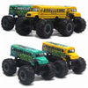 Die-Cast Metal School Bus Pull-Back Toy – 1:43 Scale with Large Wheels