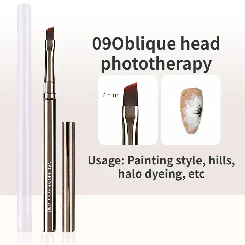 Professional Nail Art Brush Set for Gel and Acrylic