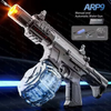 ARP9 Manual and Automatic Water Gun with a clear blue water blaster accessory