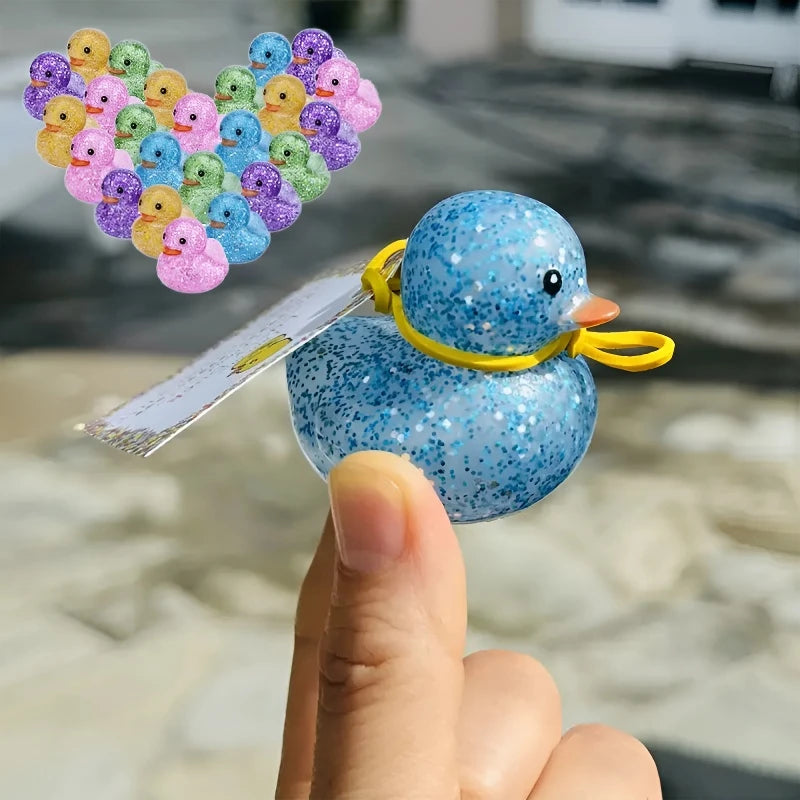 Glitter Rubber Duck Set – Fun Bath Toys & Party Favors