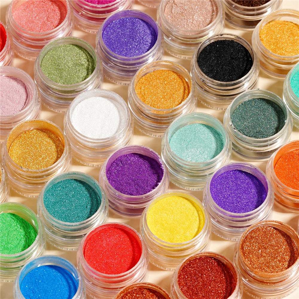 Pearlescent Epoxy Resin Pigment Powder Set (6 Colors)