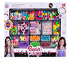 A box of DIY bead jewelry making kit for kids containing various colorful beads and tools.