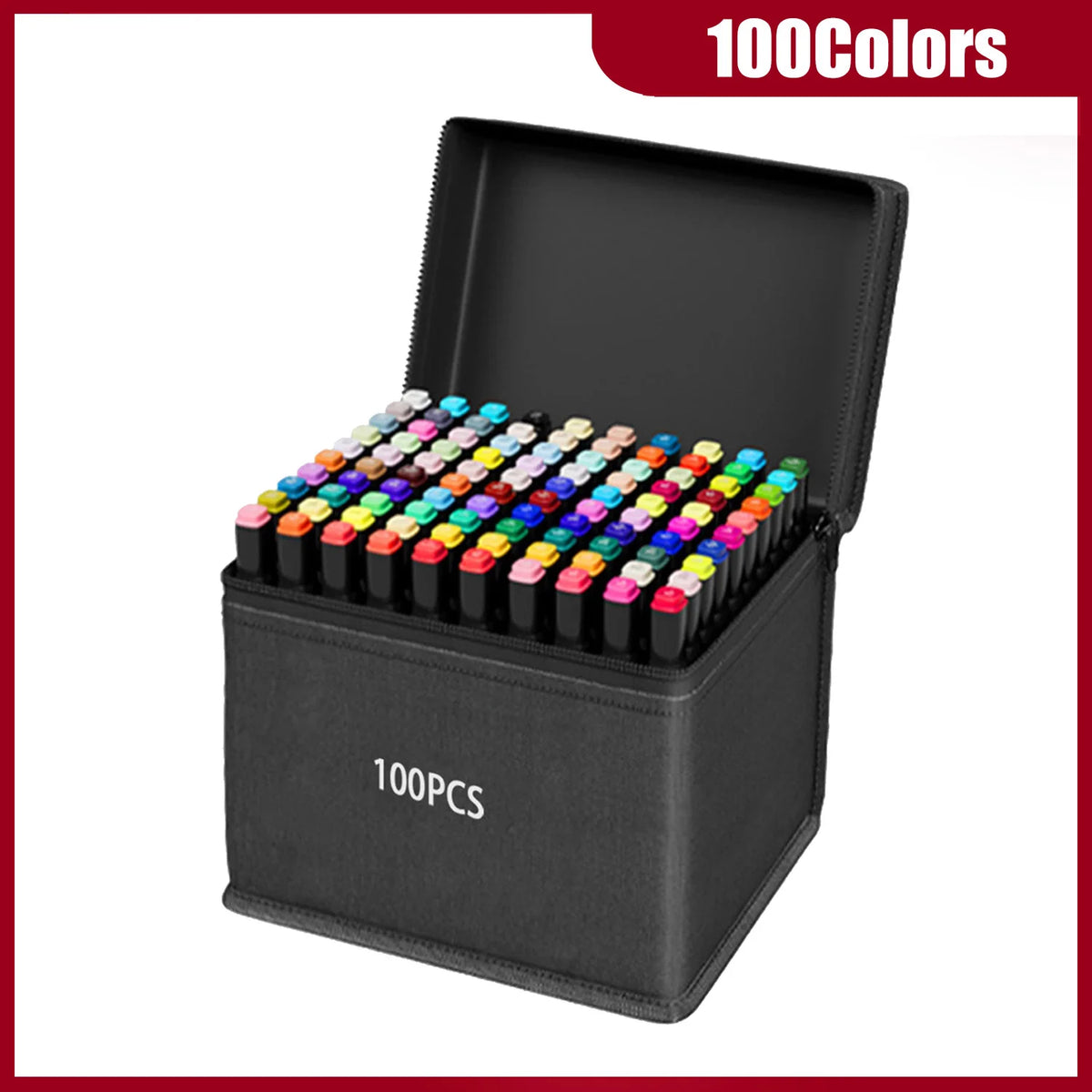 Dual-Tip Alcohol Art Markers – 24 to 262 Color Sets for Illustration & DIY