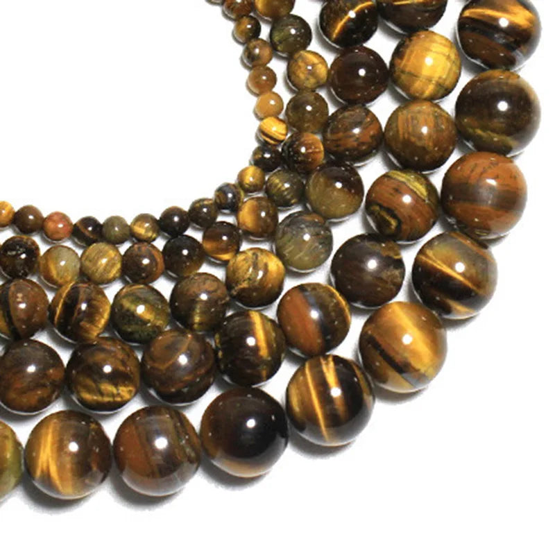 Natural Stone Beads for Jewelry Making - Lava, Tiger Eye, Agate & More