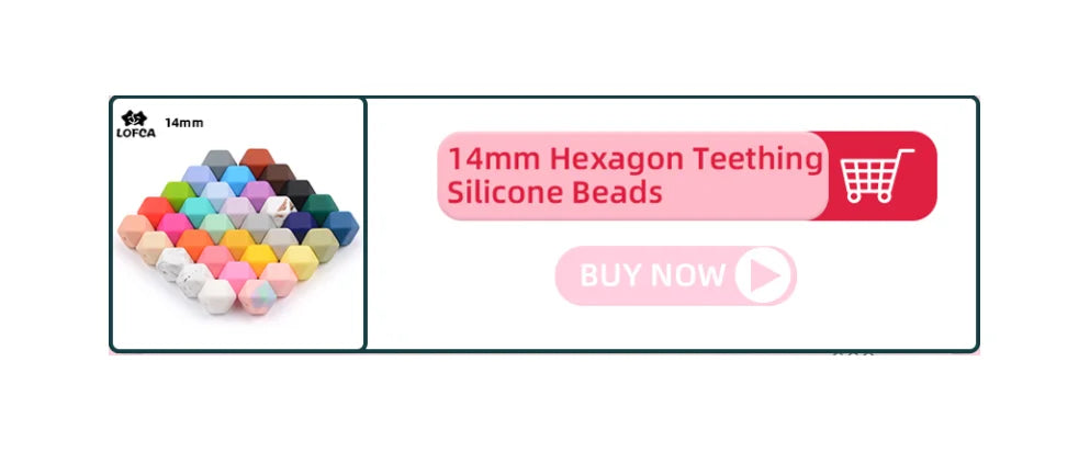 Crown Shaped Silicone Beads for DIY Jewelry & Teethers