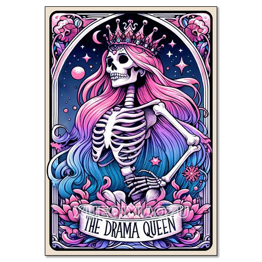Witch Tarot Diamond Painting Kit - DIY Full Drill Craft for Home Decor
