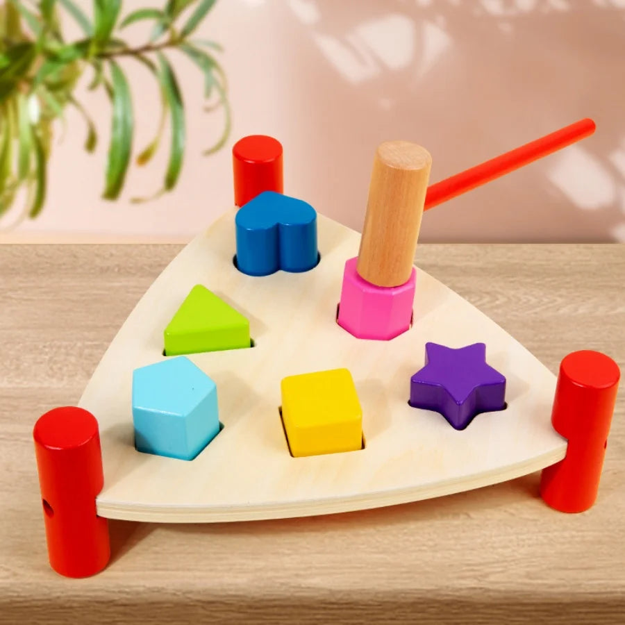 Pounding Bench Hammering Toy with Color Sorting