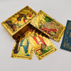 Gold Foil Waterproof Tarot Card Deck with Guidebook