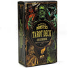 A box of the Universal Monsters Tarot Deck and Guidebook featuring various monster figures.