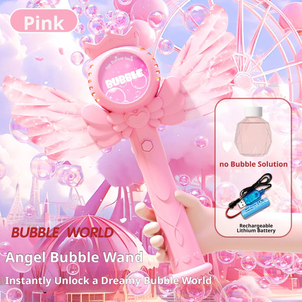 Automatic Bubble Gun with Lights and Sound