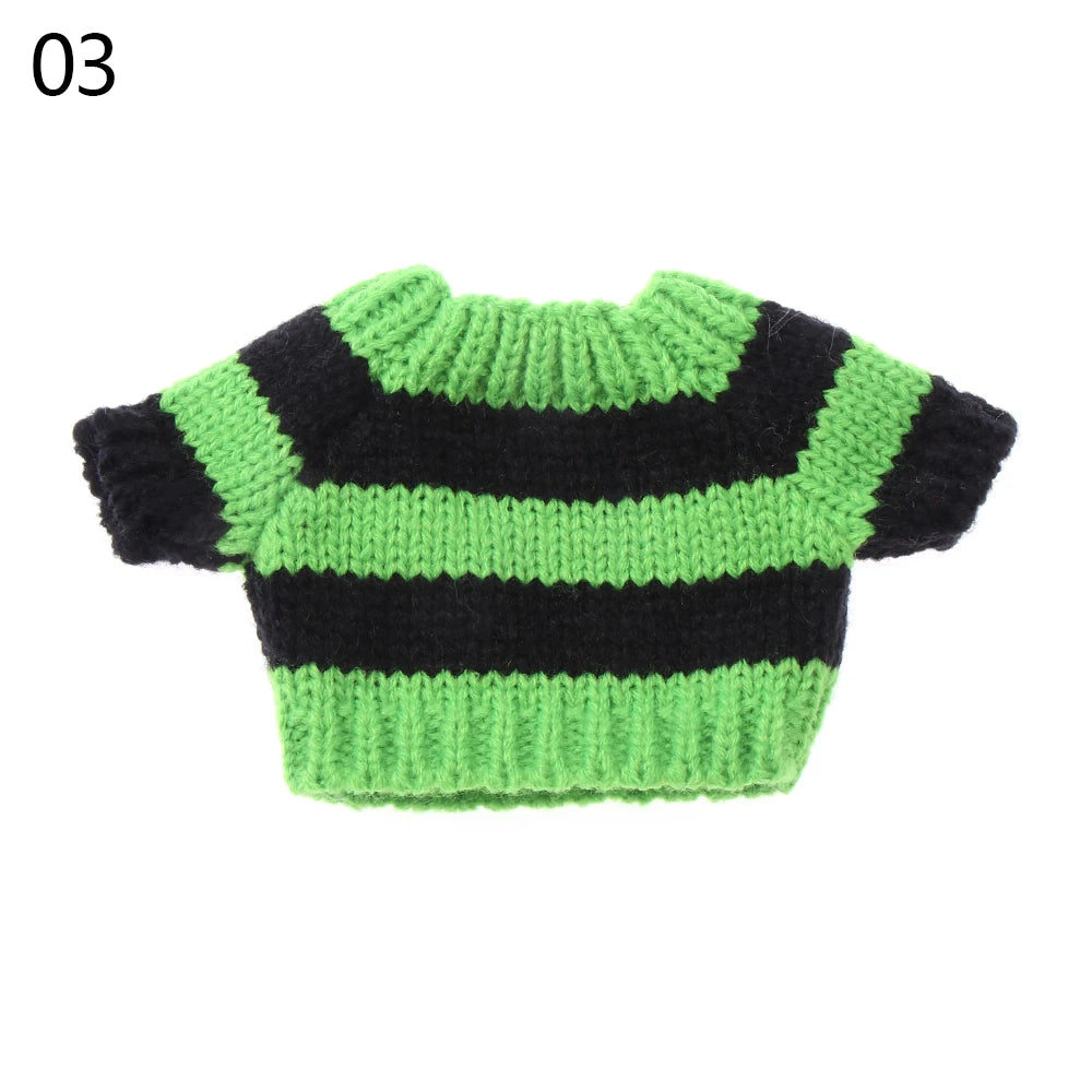 Fashionable Sweater and Vest Set for 20cm Plush Dolls