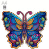 A colorful wooden puzzle set featuring a bee, flower, and cat in 3D jigsaw style.