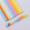540 Double-Sided Origami Star Strips in 27 Colors for Crafting and Decoration