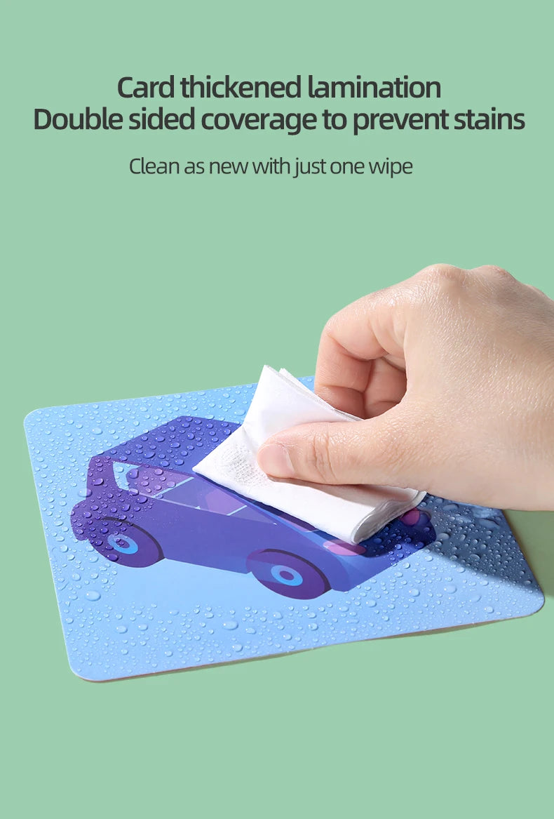 High-Contrast Baby Flash Cards for Visual Development