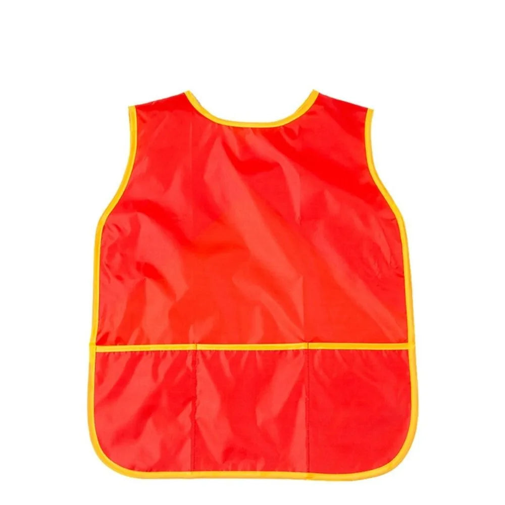 Waterproof Kids Art Smock with Pockets for Painting & Crafts