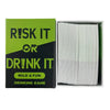 A box for a drinking game titled Risk It or Drink It Wild & Fun Drinking Game