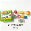 A box of a Sonsory Squishy Kit containing various squishy toys including a butter-yellow item, an orange item, and a blue ite
