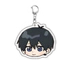 Acrylic keychain set featuring characters Isagi, Bachira, and Kunigami from Blue Lock