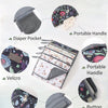 Foldable Waterproof Baby Changing Pad with Storage