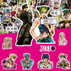 A collection of JoJo's Bizarre Adventure anime stickers featuring characters like Cujoh and others.