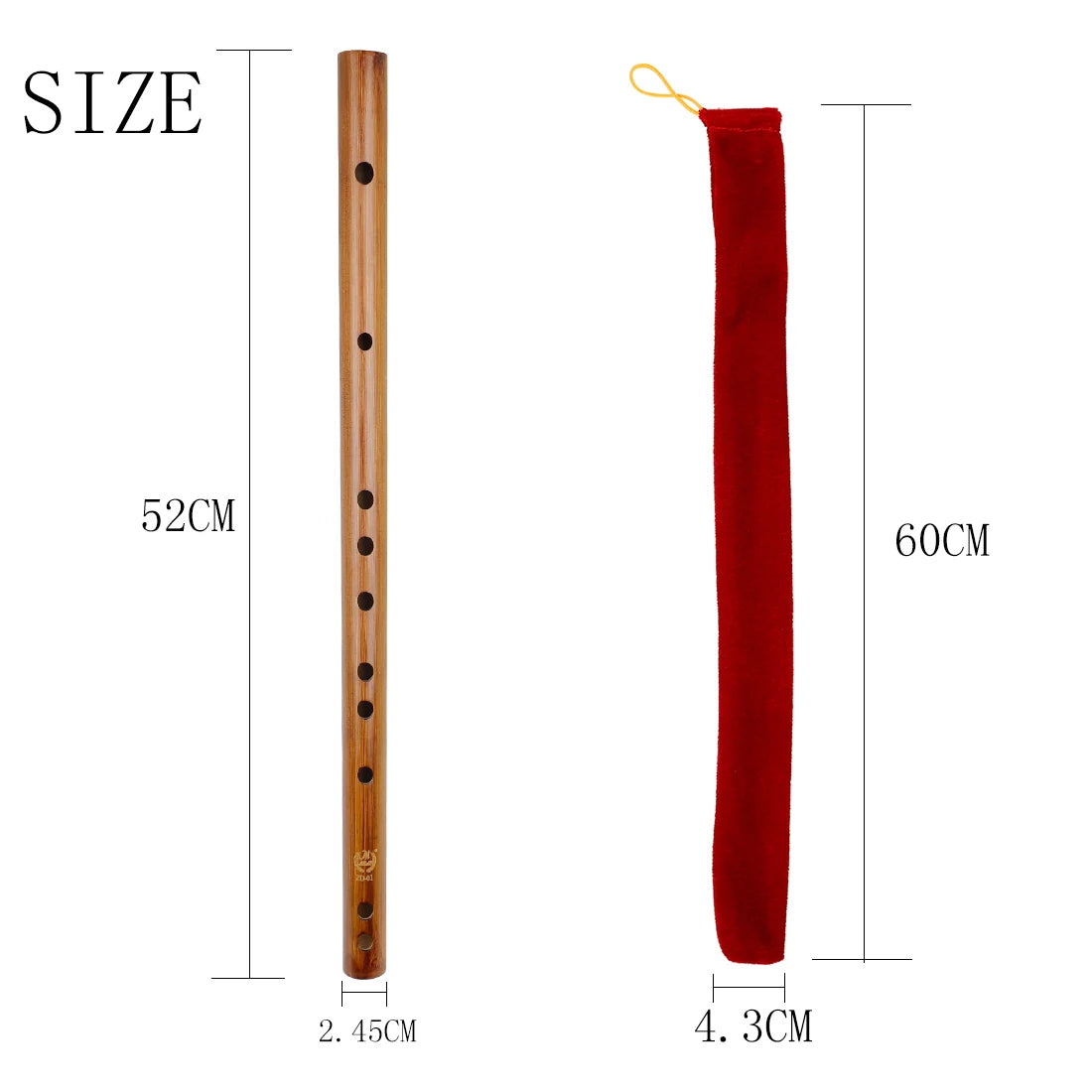 Professional Bamboo Dizi Flute – Traditional Chinese Wind Instrument