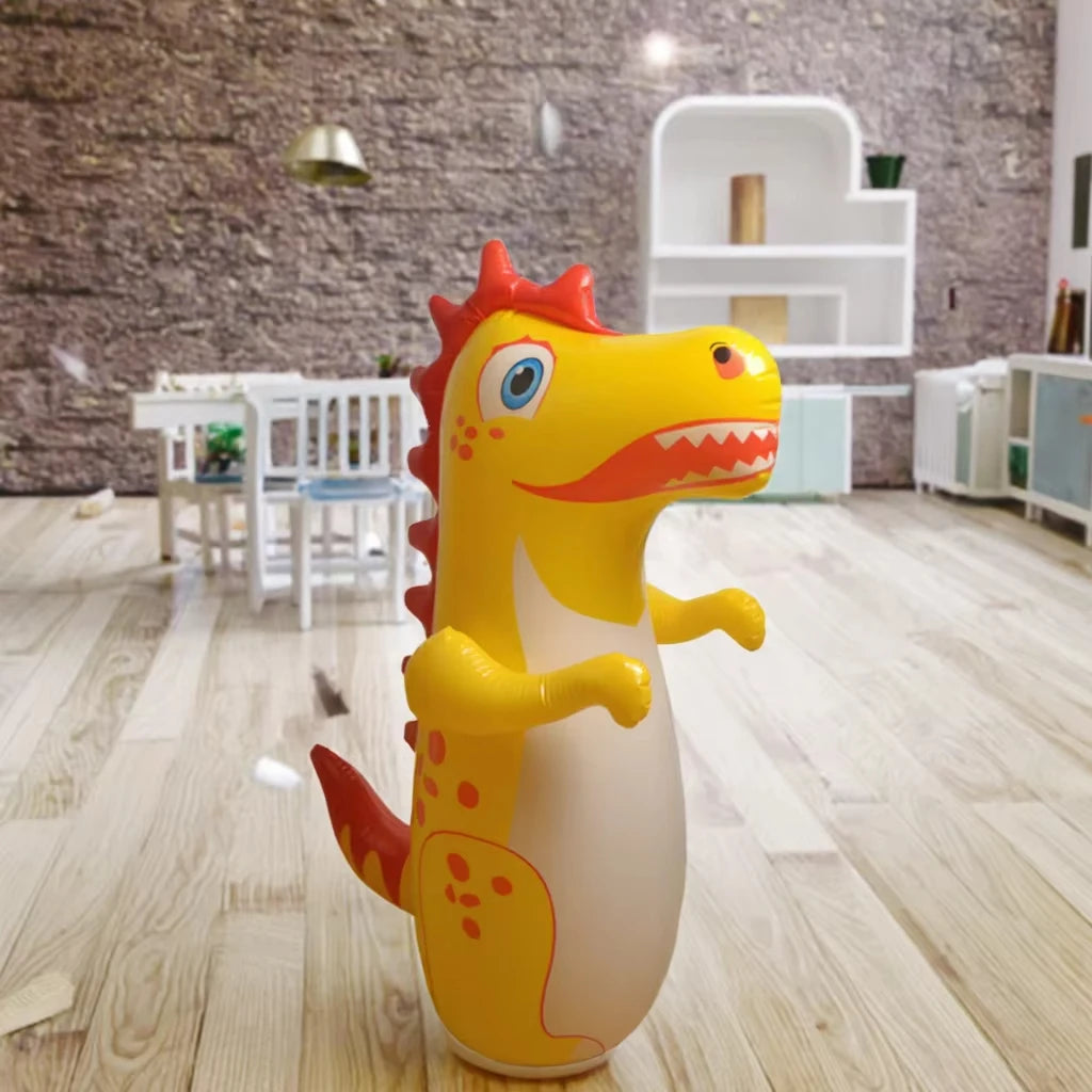 Inflatable Dinosaur Punching Bag Tumbler Toy for Kids