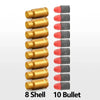 Soft Bullet Toy Pistol with Ejecting Shells